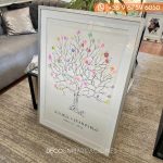Enmarcación de lámina con foamboard y plata